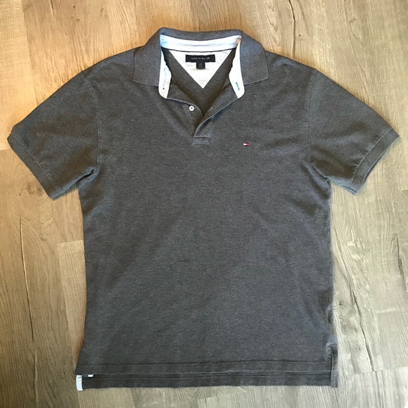 Tommy Hilfiger Other - Tommy Hilfiger Dark Gray Polo Shirt